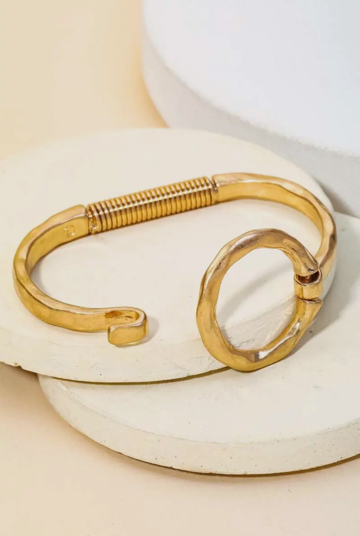 Hammered Bangle Bracelet