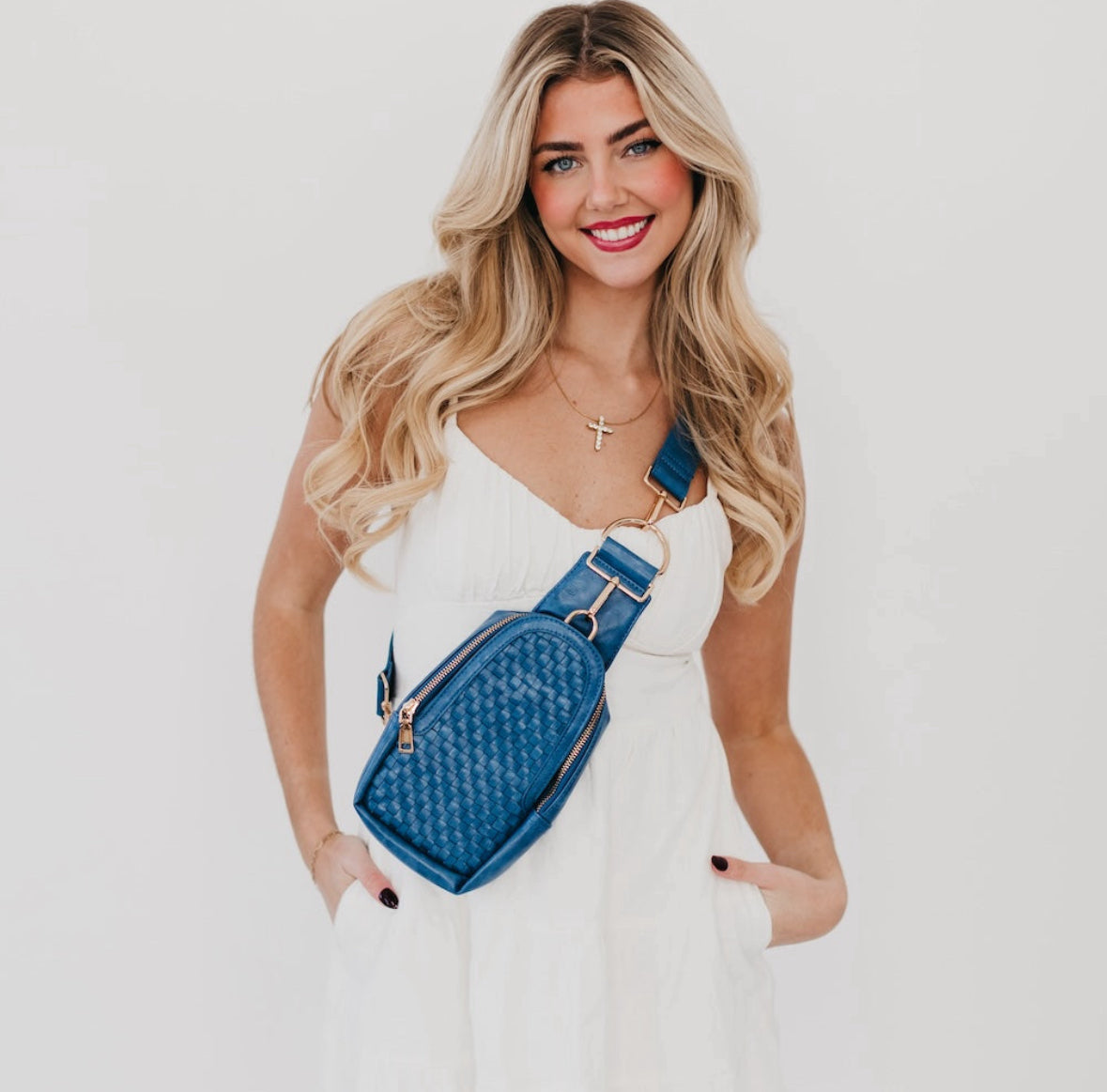 Blake Woven Sling Bag