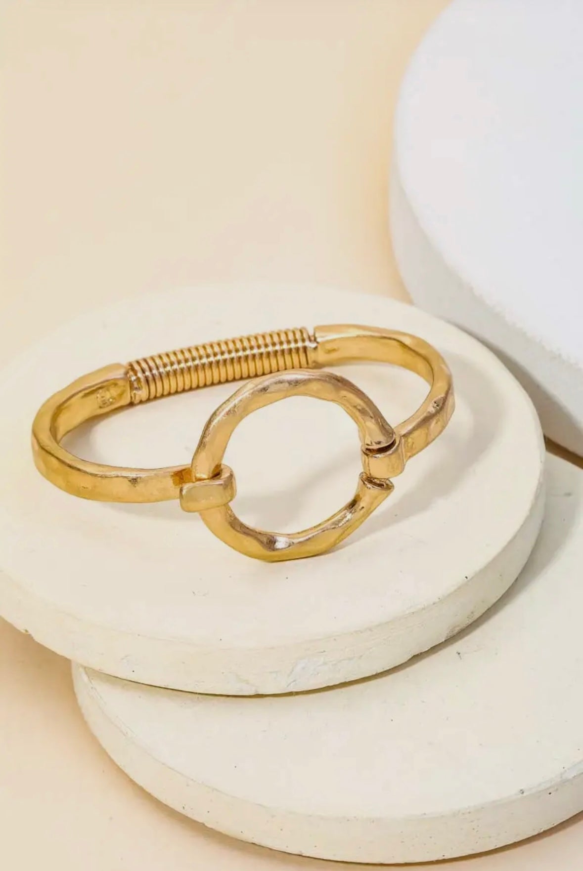 Hammered Bangle Bracelet