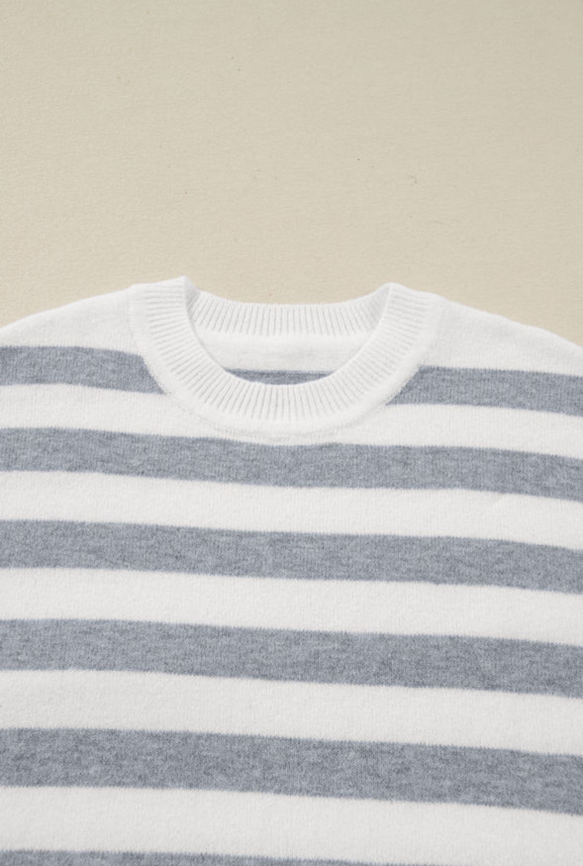 Lindley Striped Button Detail Sweater