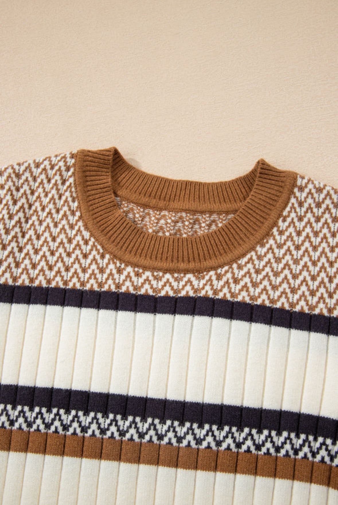 Morgan Chevron Slim Fit Sweater