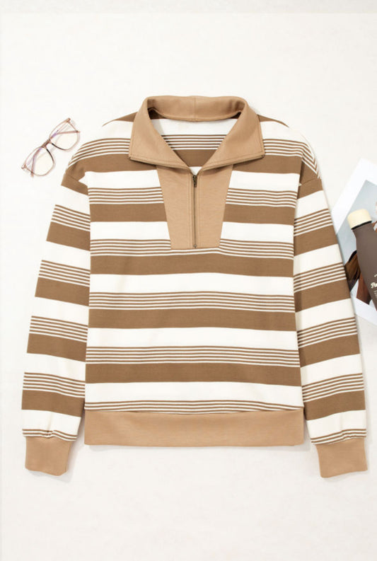 Fawn Striped Pullover