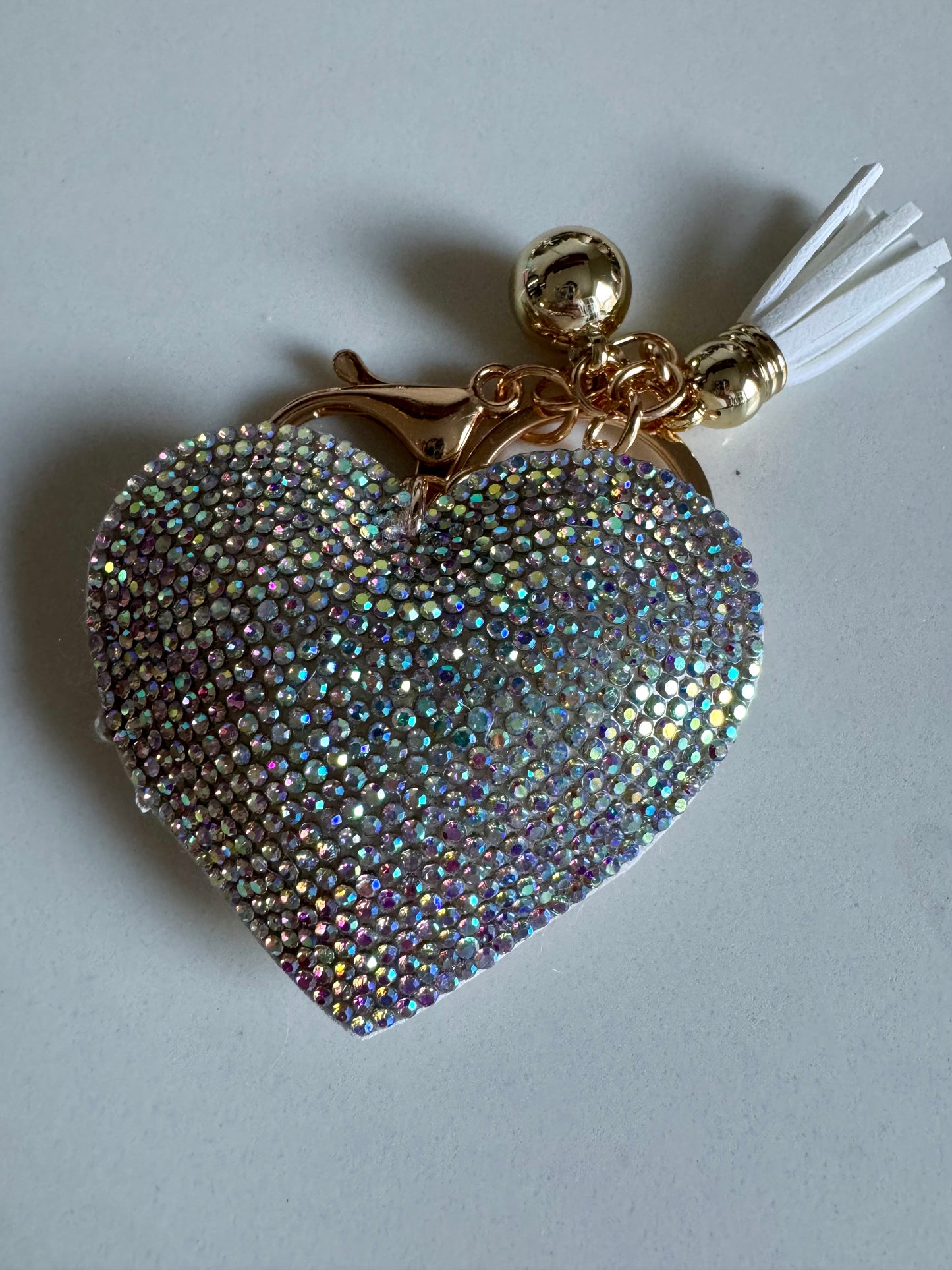 Crystal Heart Keychain
