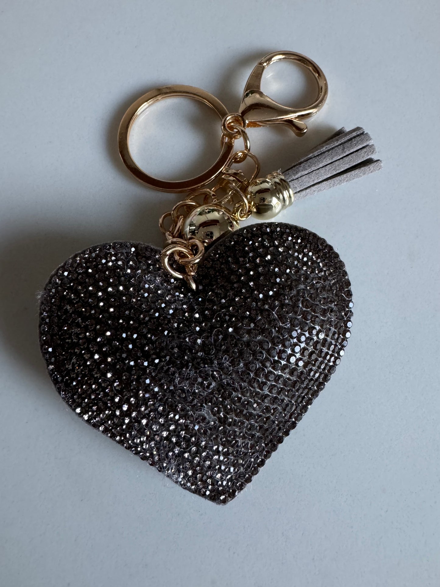 Crystal Heart Keychain