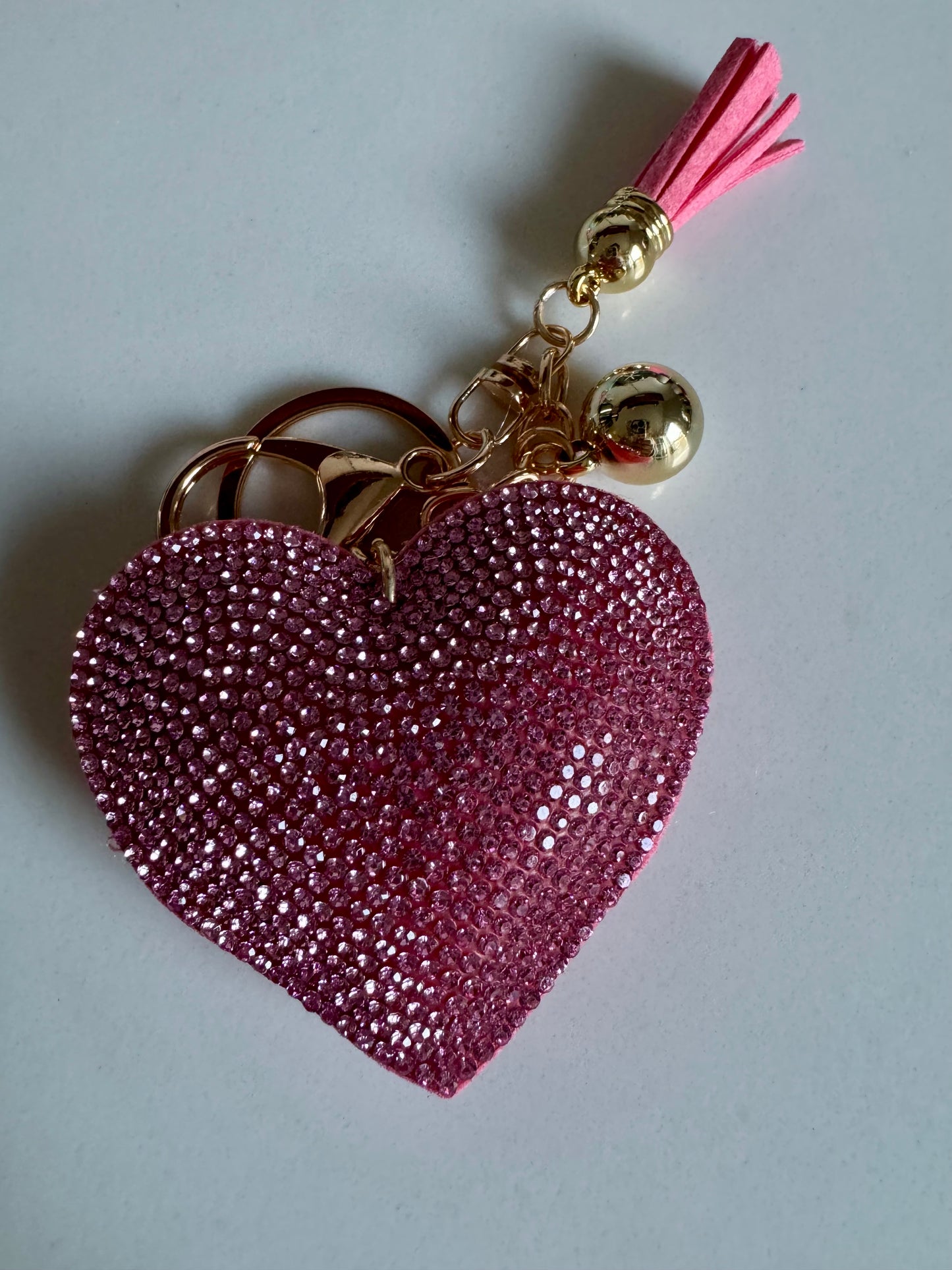 Crystal Heart Keychain
