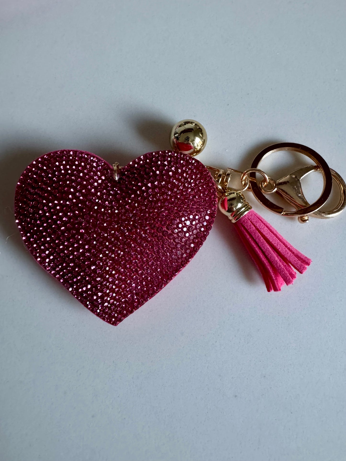 Crystal Heart Keychain