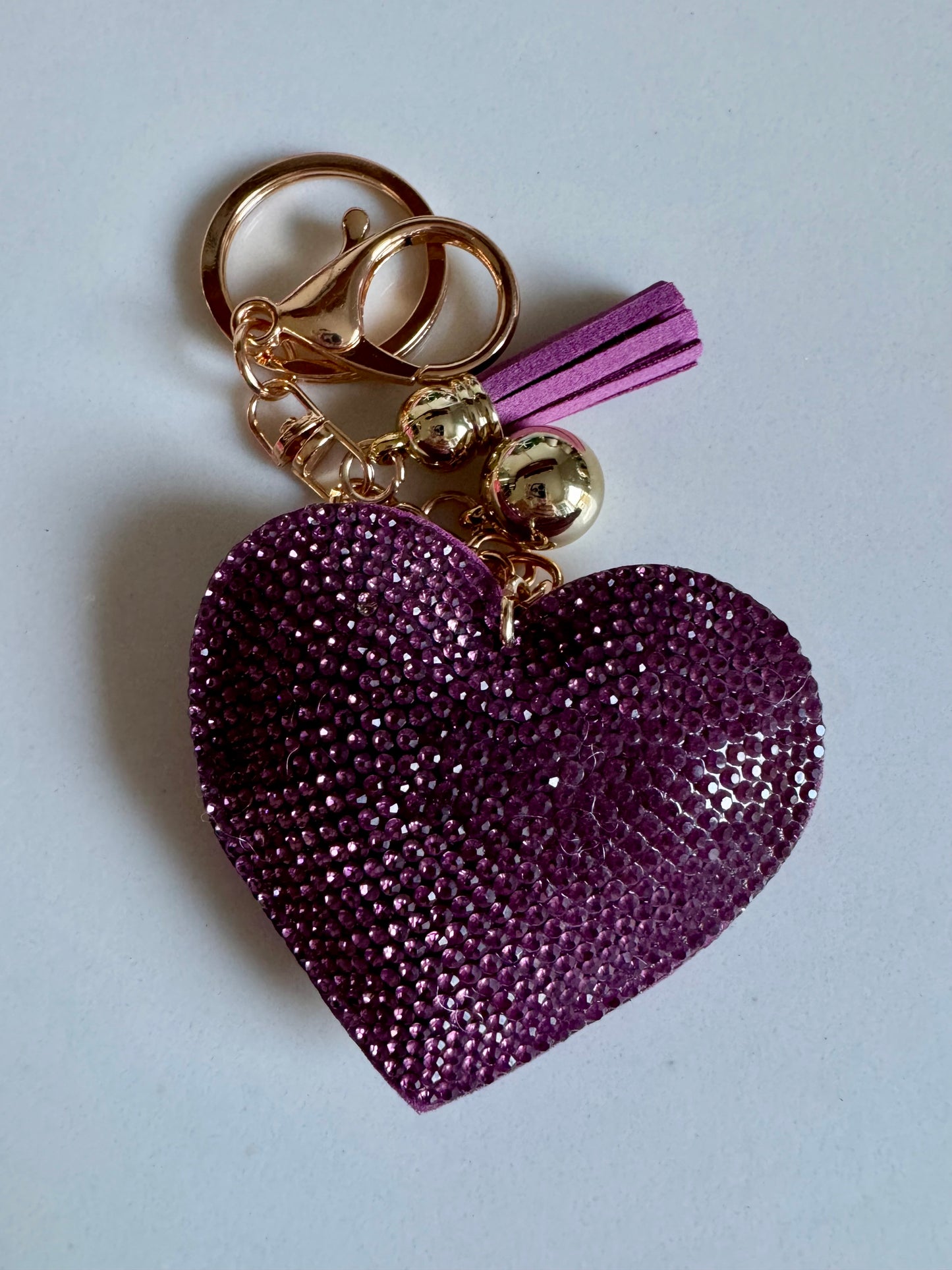 Crystal Heart Keychain