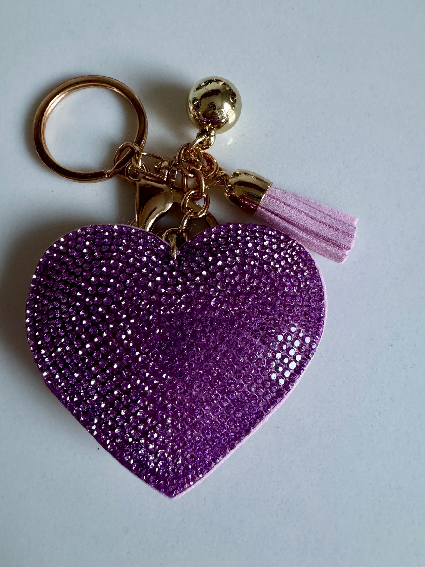 Crystal Heart Keychain