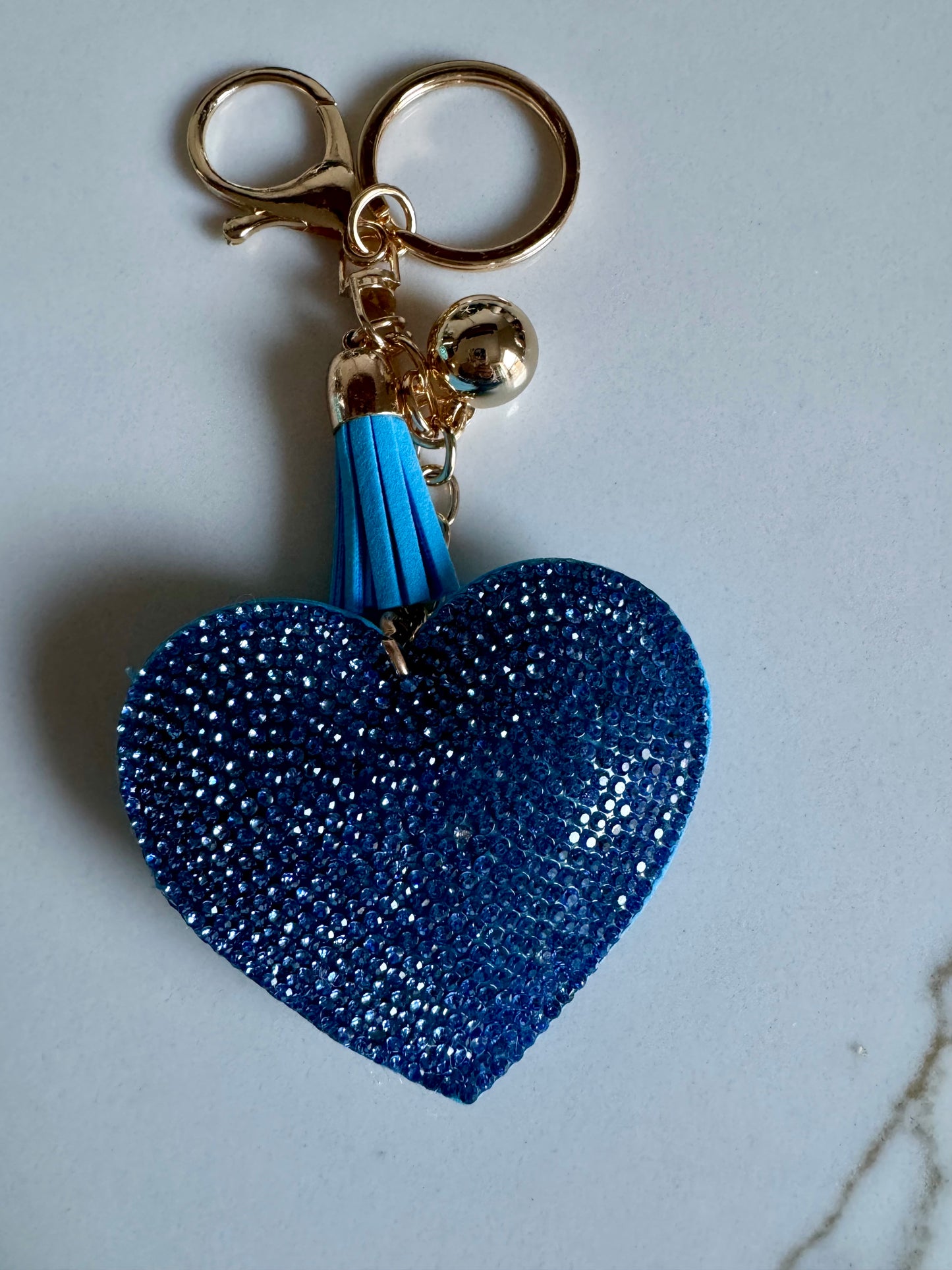 Crystal Heart Keychain