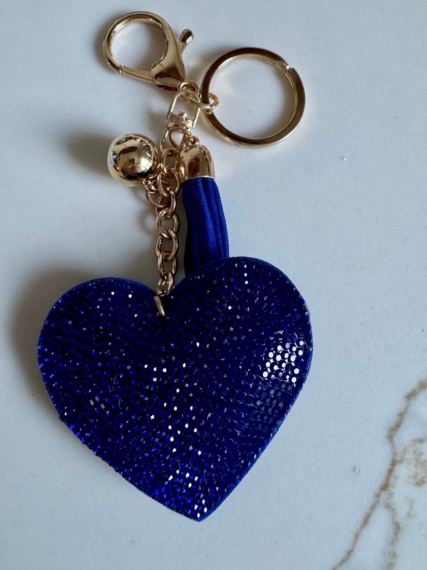 Crystal Heart Keychain