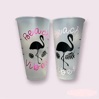 Beach Vibes Color Changing Tumbler