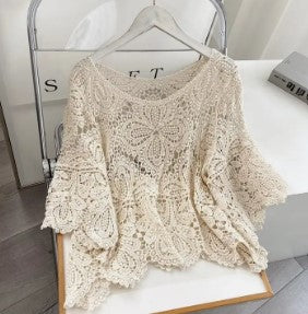 Crochet Pullover Blouse
