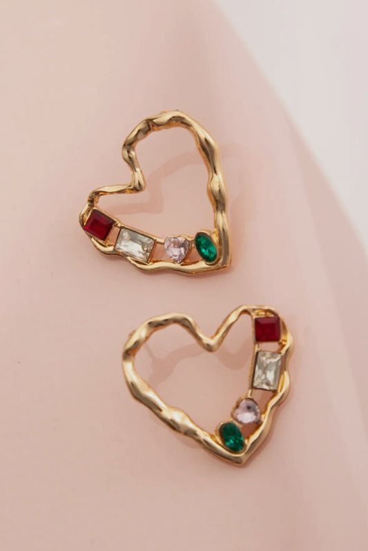 Red, White & Green Earrings