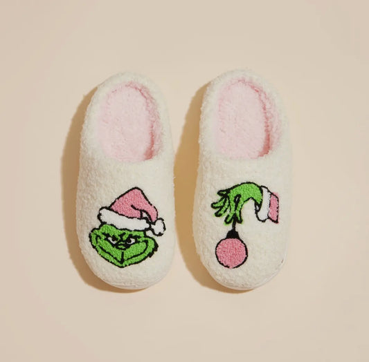 Grumpy Holiday Slippers (kids)