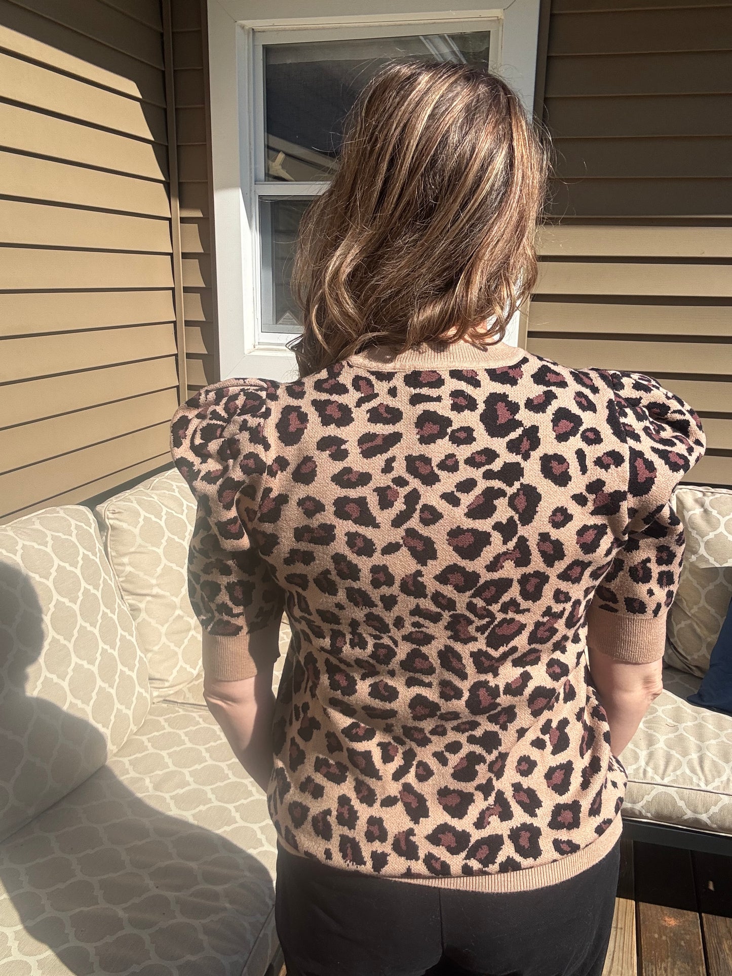 On the Prowl Leopard Print Sweater