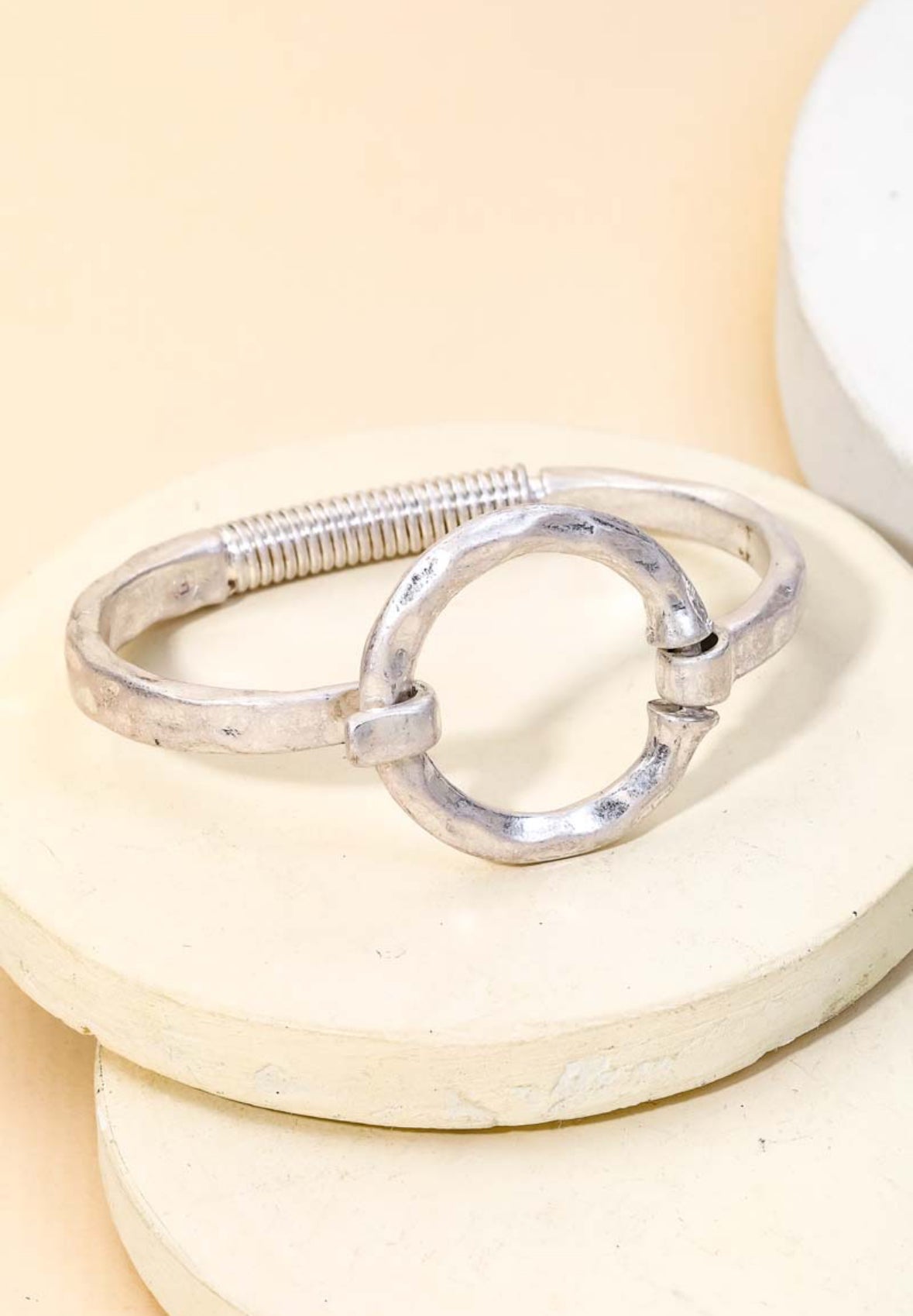 Hammered Bangle Bracelet
