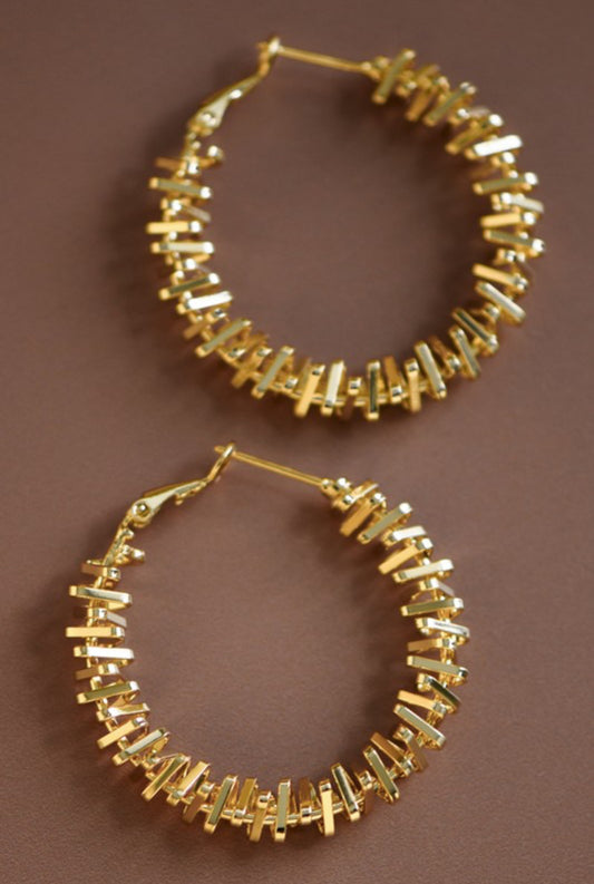 Stacked Hoop Earrings