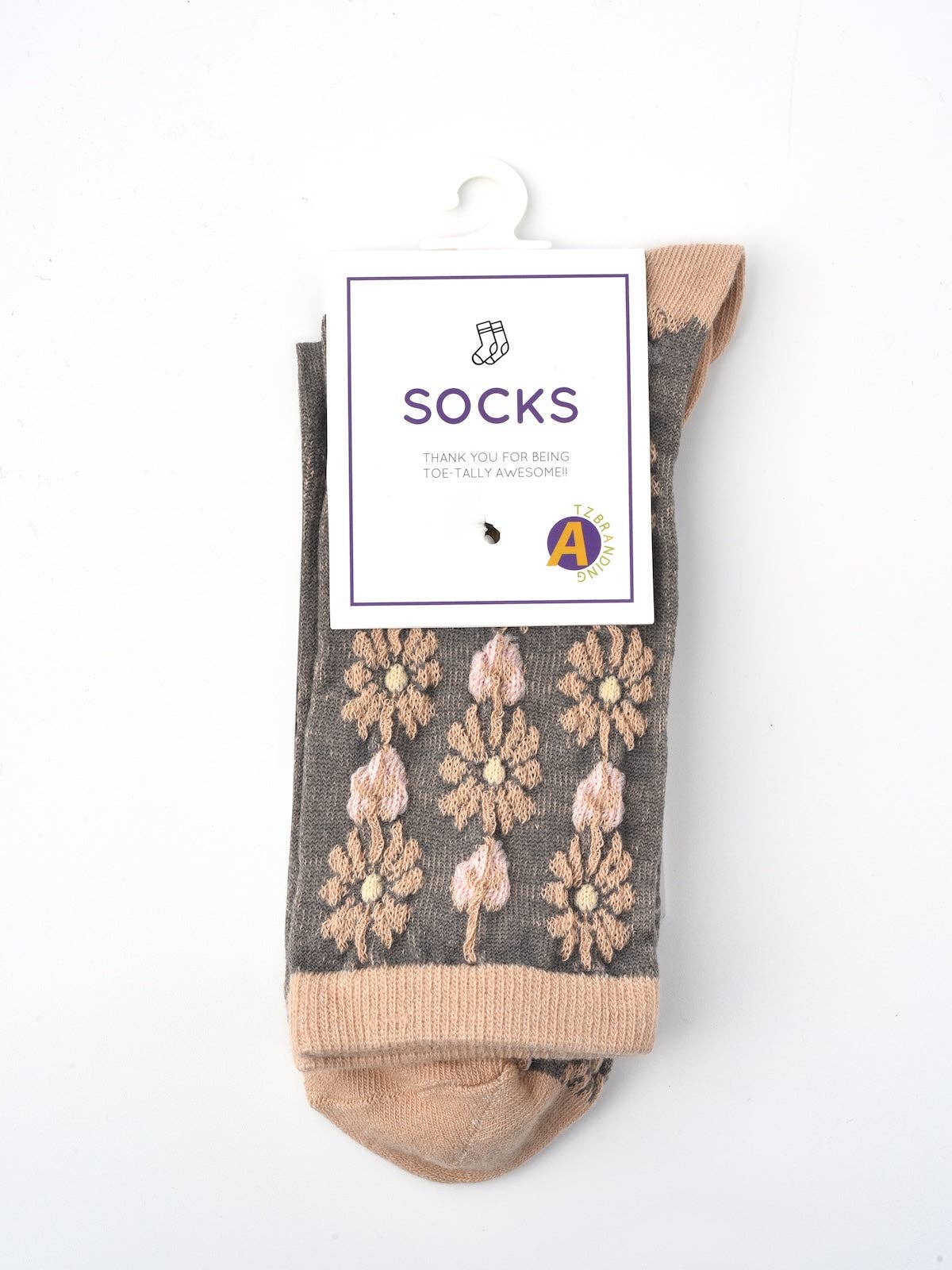 Rufia Floral Knit Socks - Vintage & Stretchy