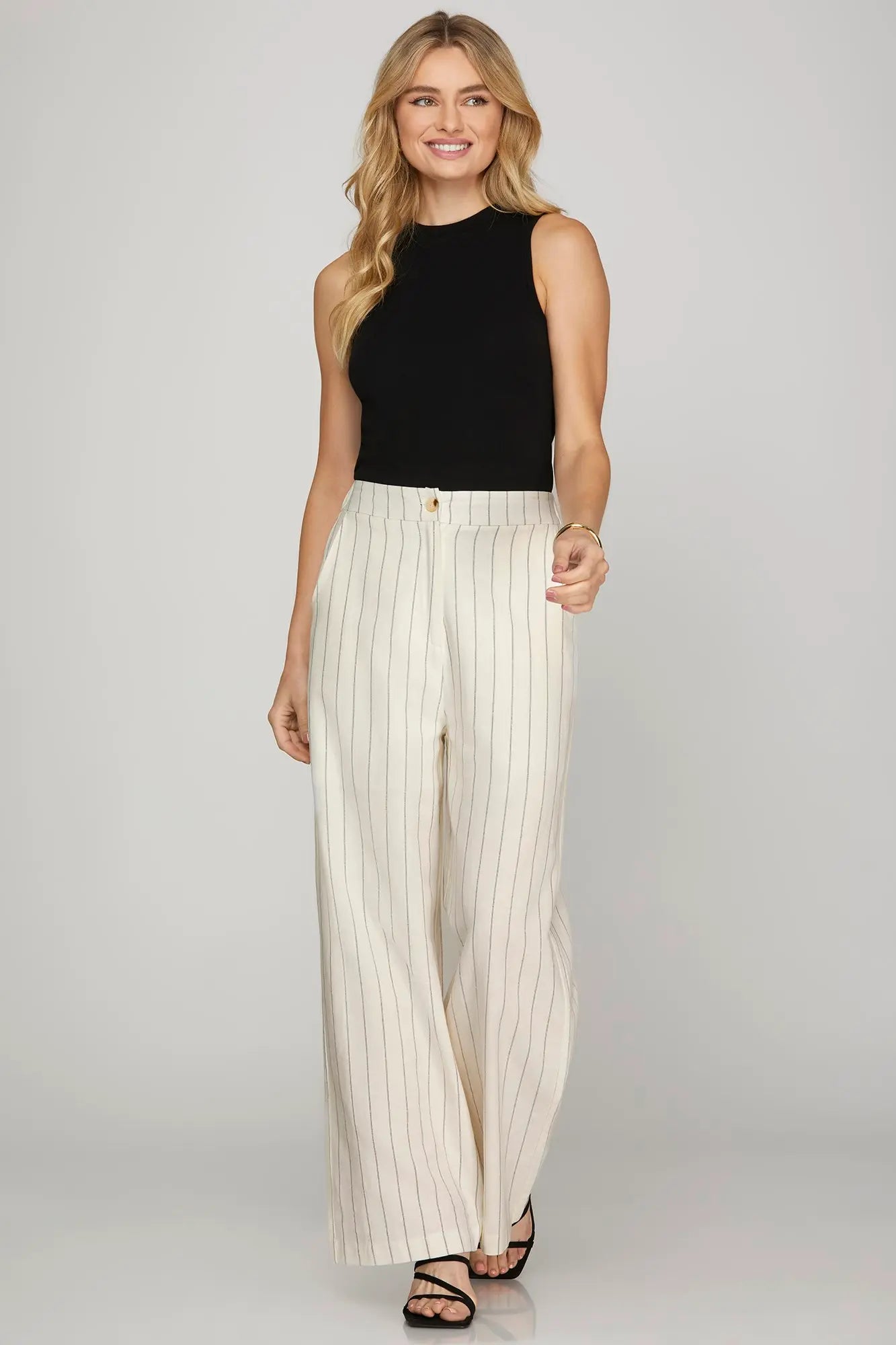Hailey Pinstripe Pants