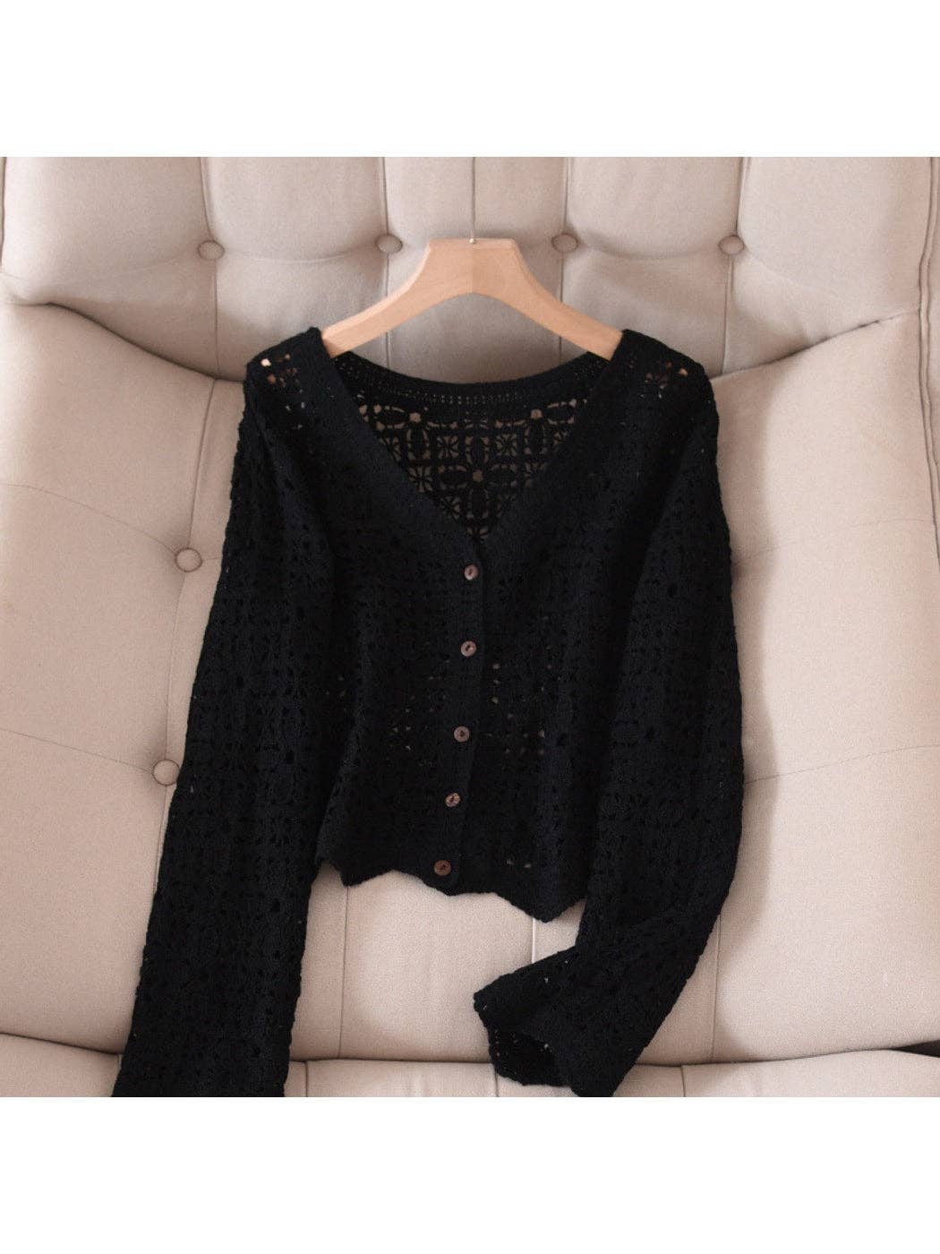 Nana’s Lace Long Sleeve Cardigan