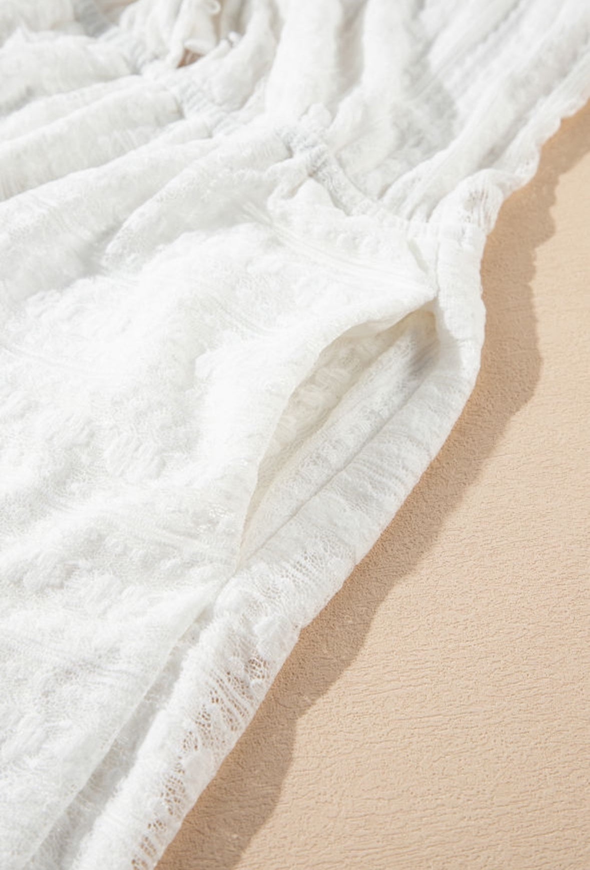 White Lace Romper