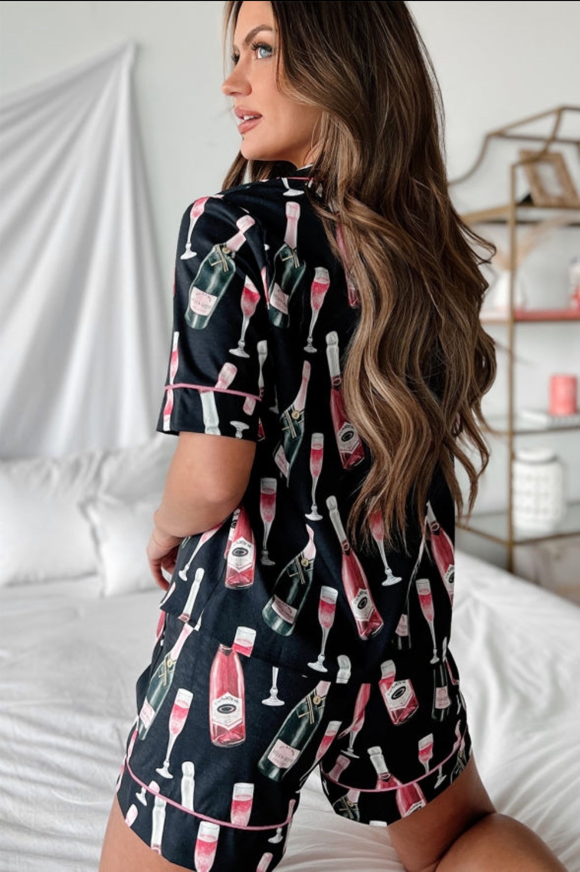 Champagne All Day Pajama Set