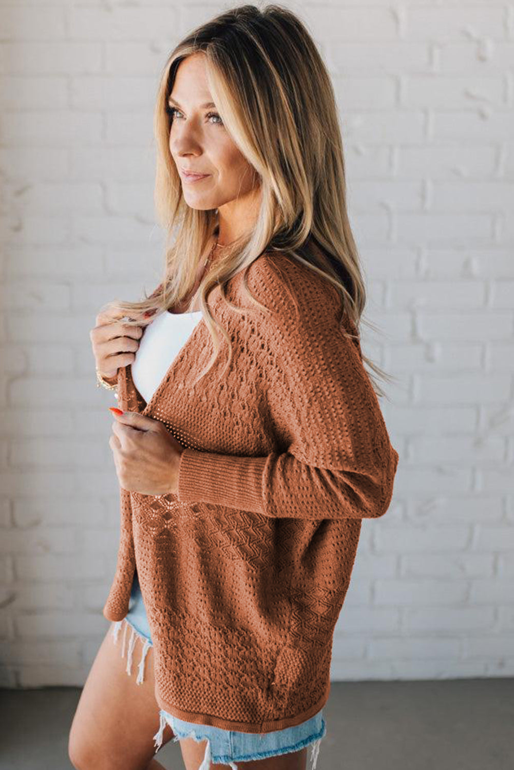 Harlow Open Front Cardigan