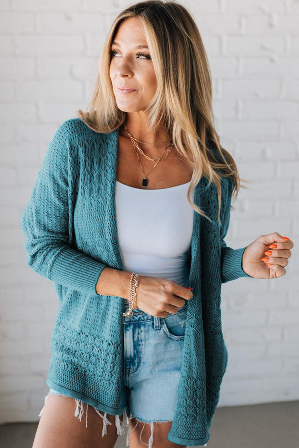 Harlow Open Front Cardigan
