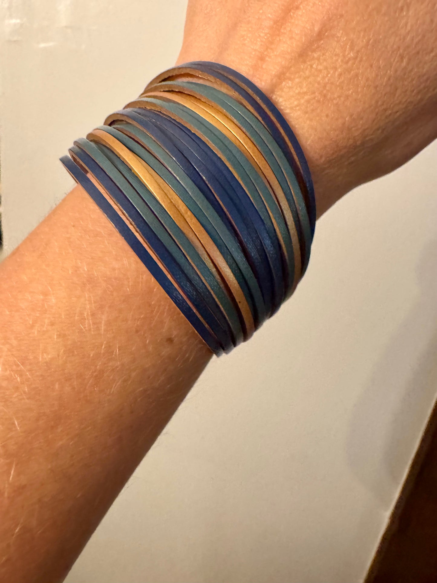Multi Strand Leather Bracelet
