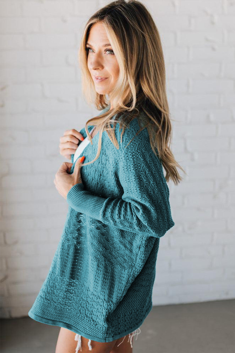 Harlow Open Front Cardigan