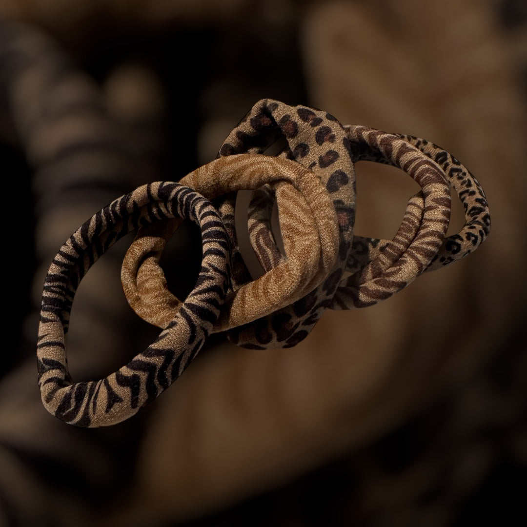 Leopard Print Elastic Hair Tie