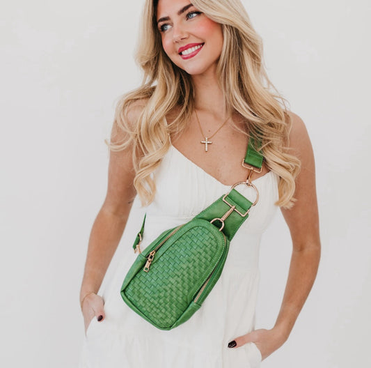Blake Woven Sling Bag