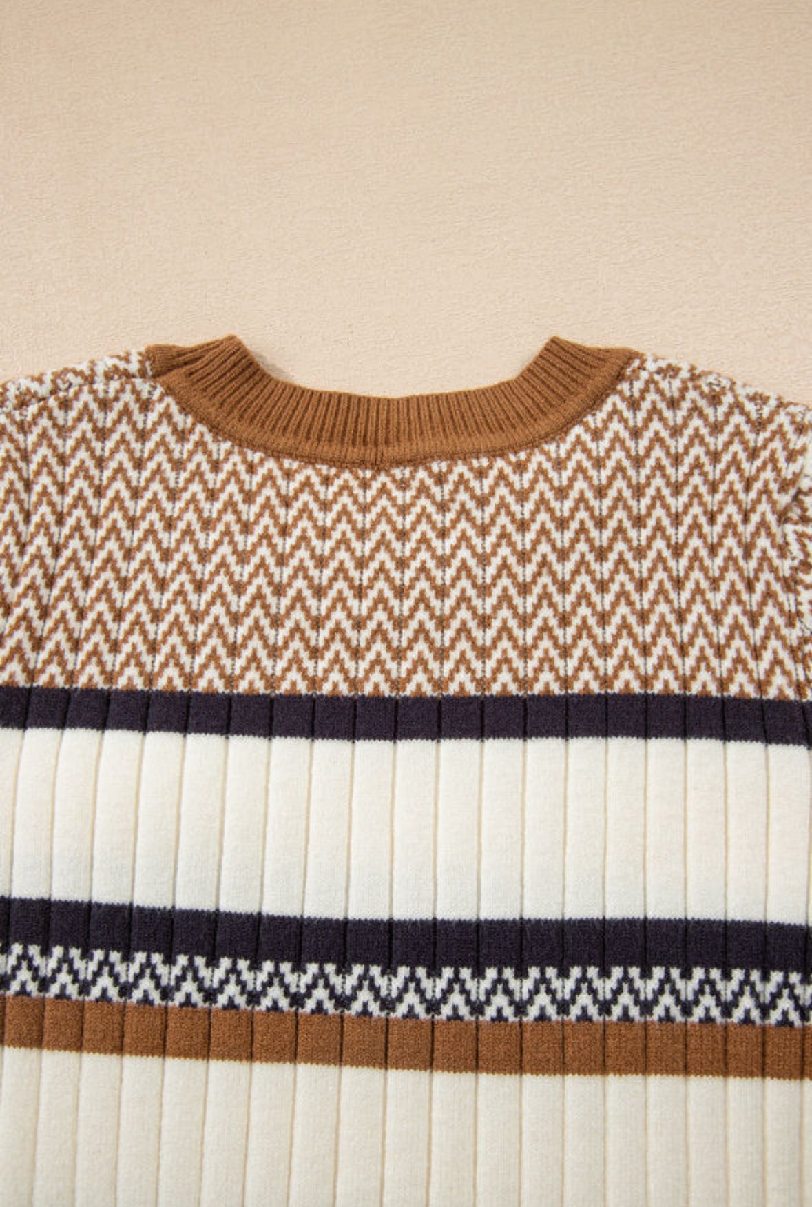 Morgan Chevron Slim Fit Sweater