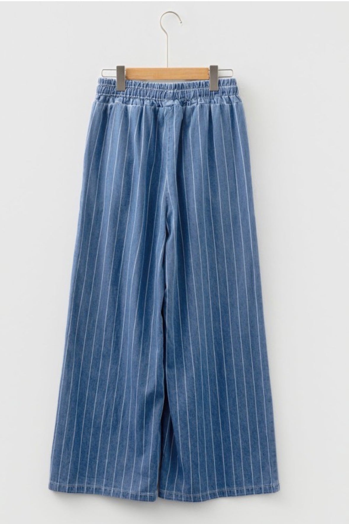 Chambray Striped Pants