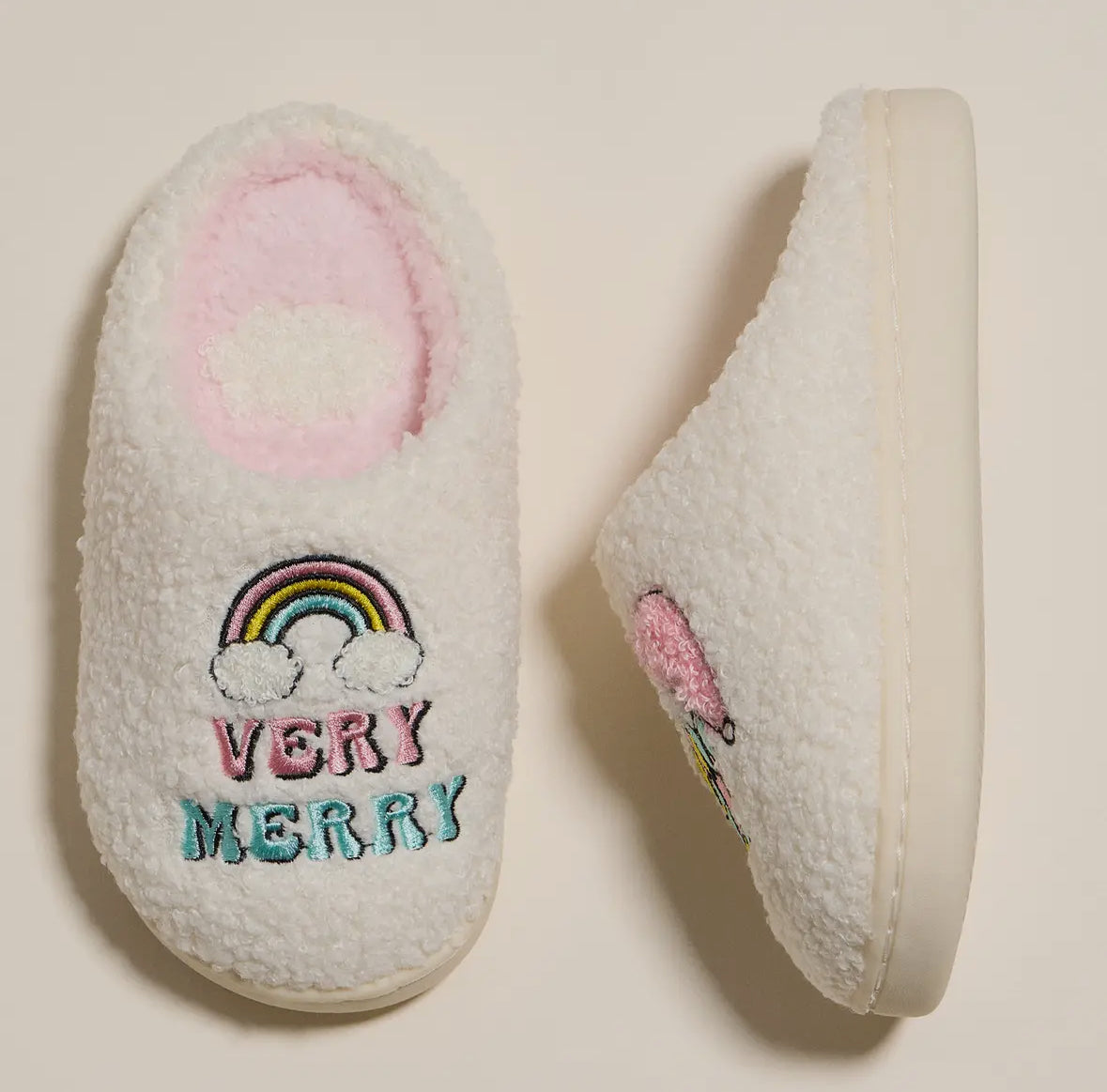 Very Merry Unicorn Slippers (kids)