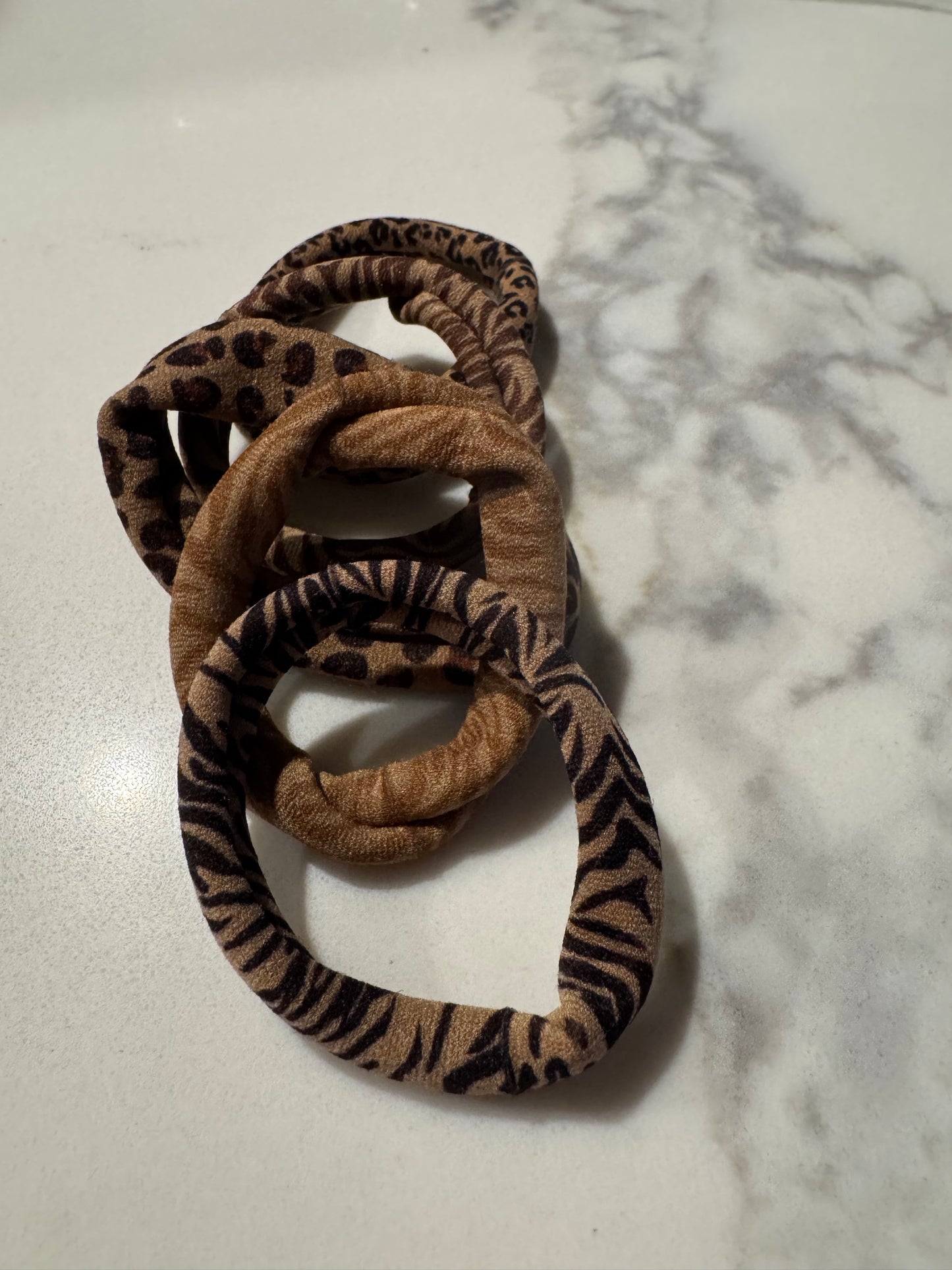 Leopard Print Elastic Hair Tie