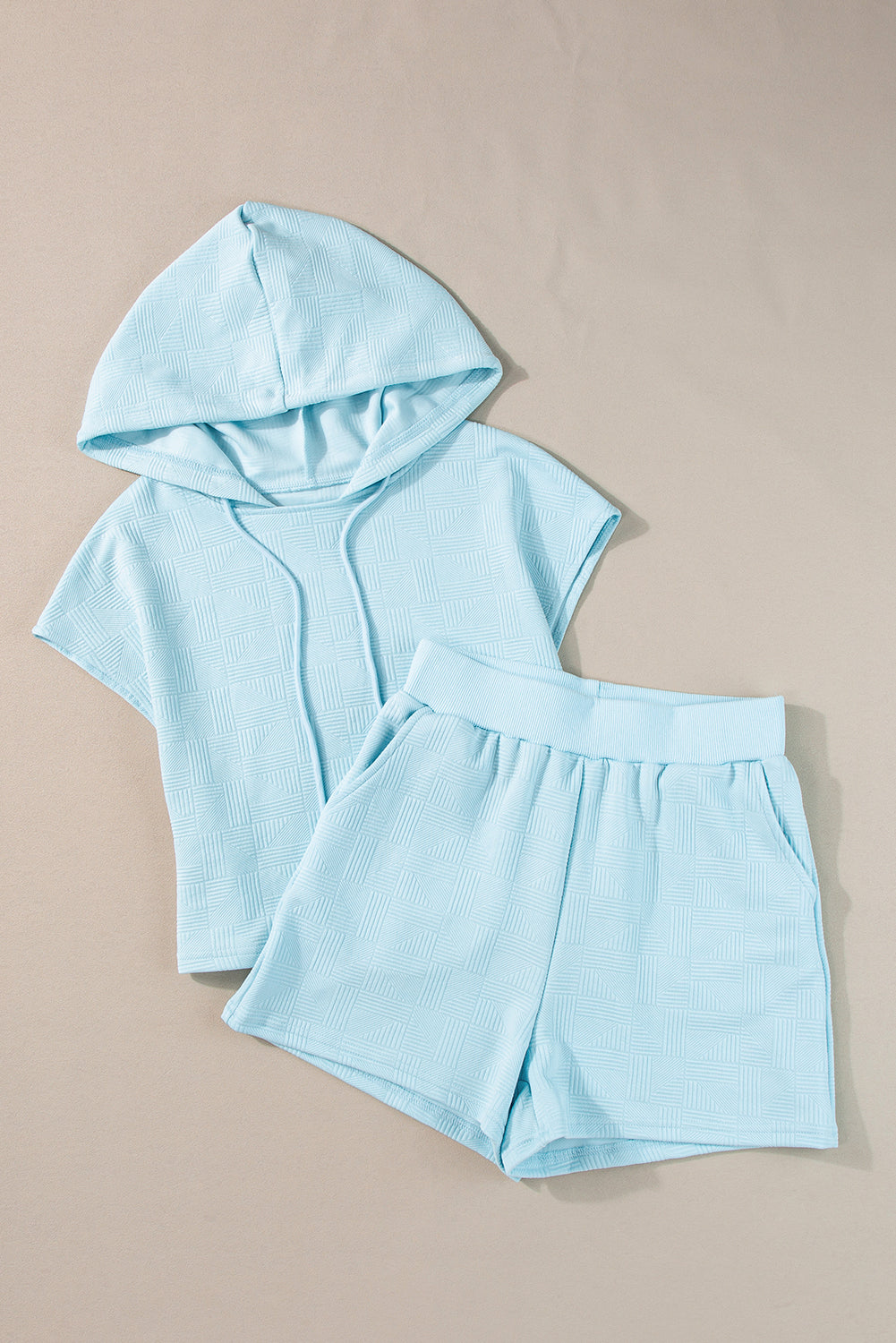 Beau Blue Shorts Set