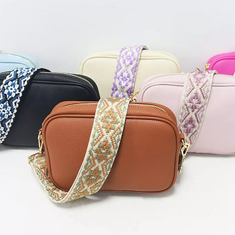 Single Zipper Crossbody Bag