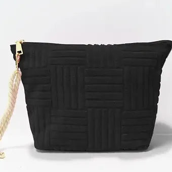 Terry Cloth Cosmetic Bag