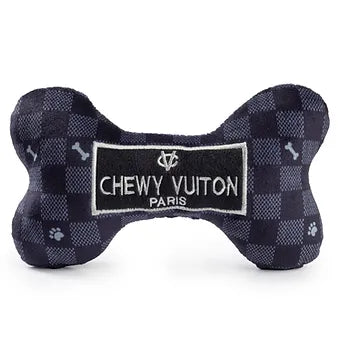 Checkered Chewy Vuiton Bone