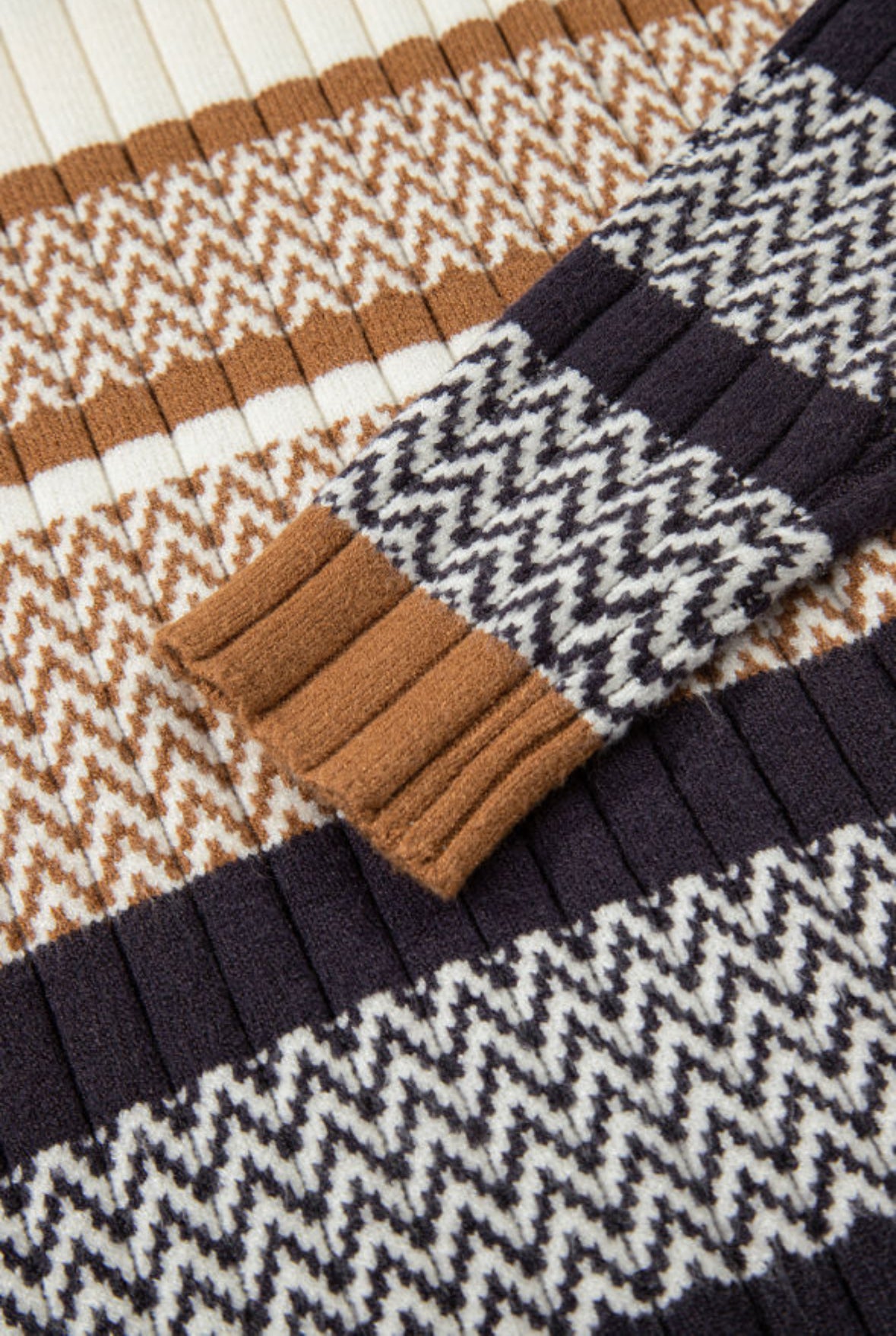 Morgan Chevron Slim Fit Sweater