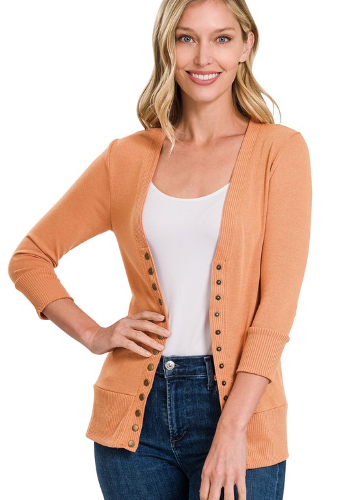 Snap Button Cardigan