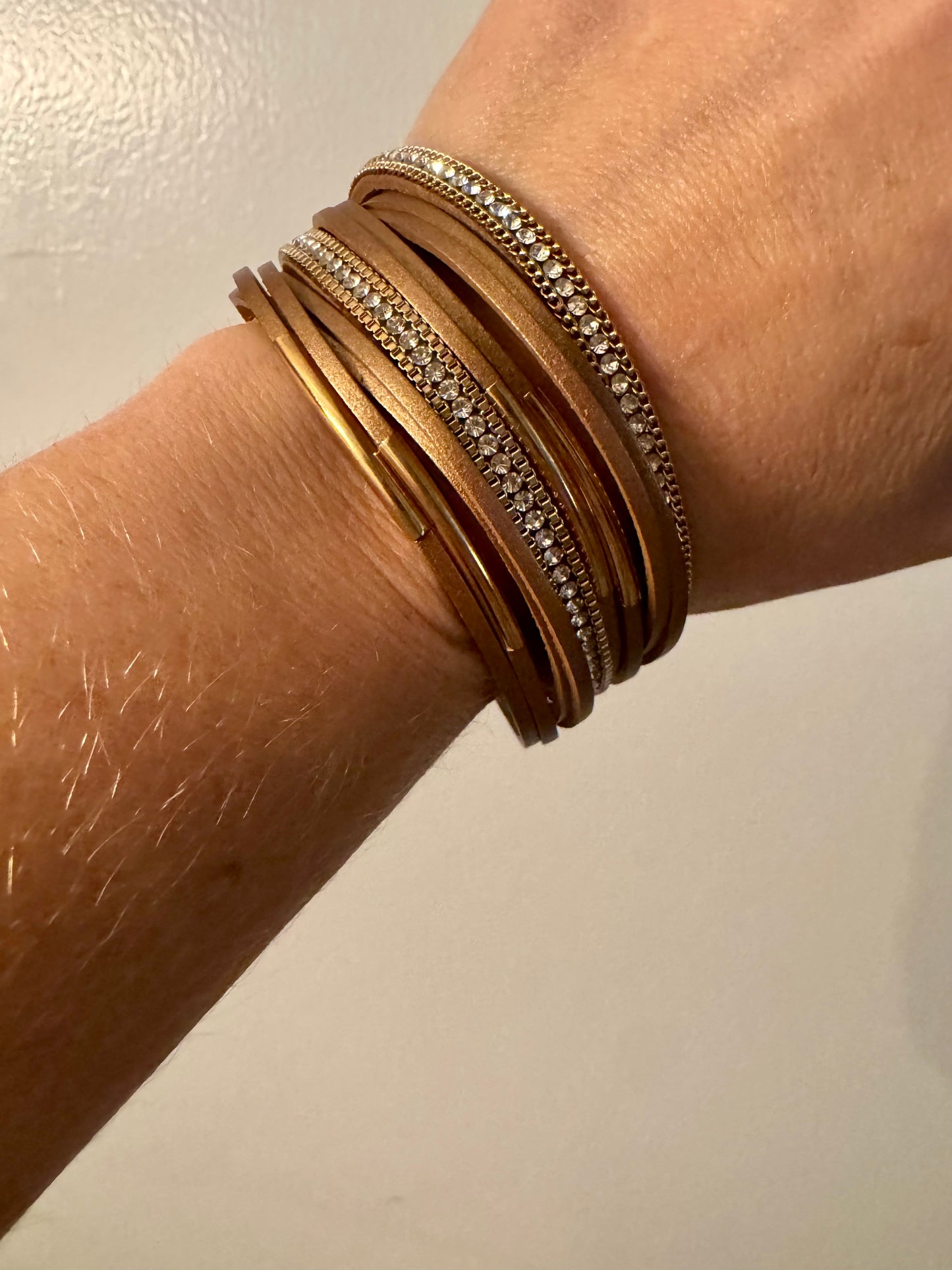 Multi Strand Leather Bracelet