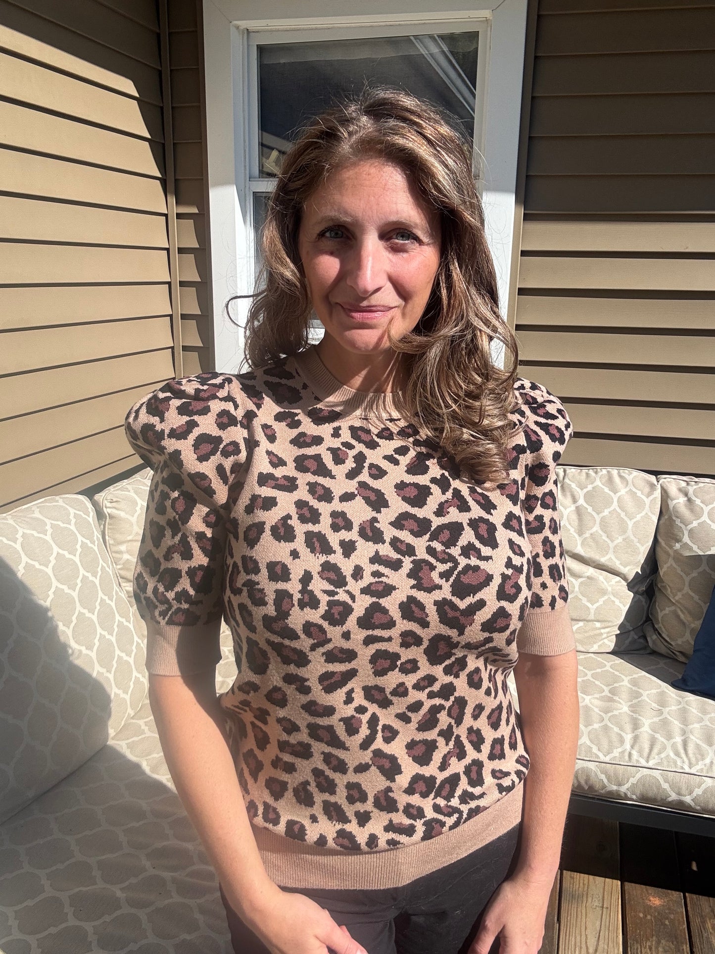 On the Prowl Leopard Print Sweater