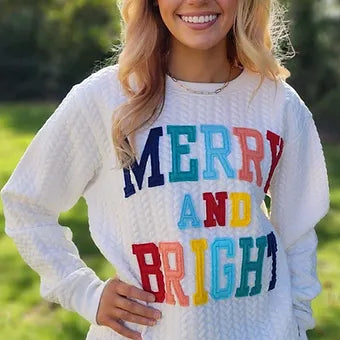 Merry & Bright Holiday Shirt