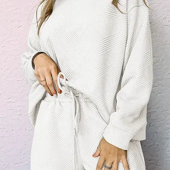 Textured Shorts Set