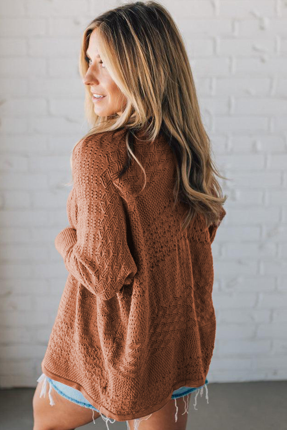 Harlow Open Front Cardigan