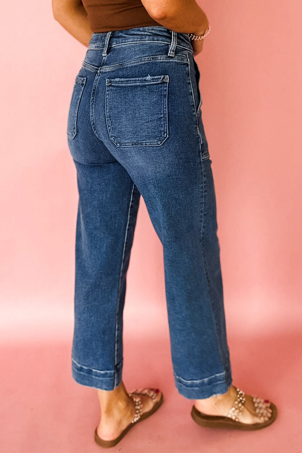 Fall Dream Cropped High Rise Jeans