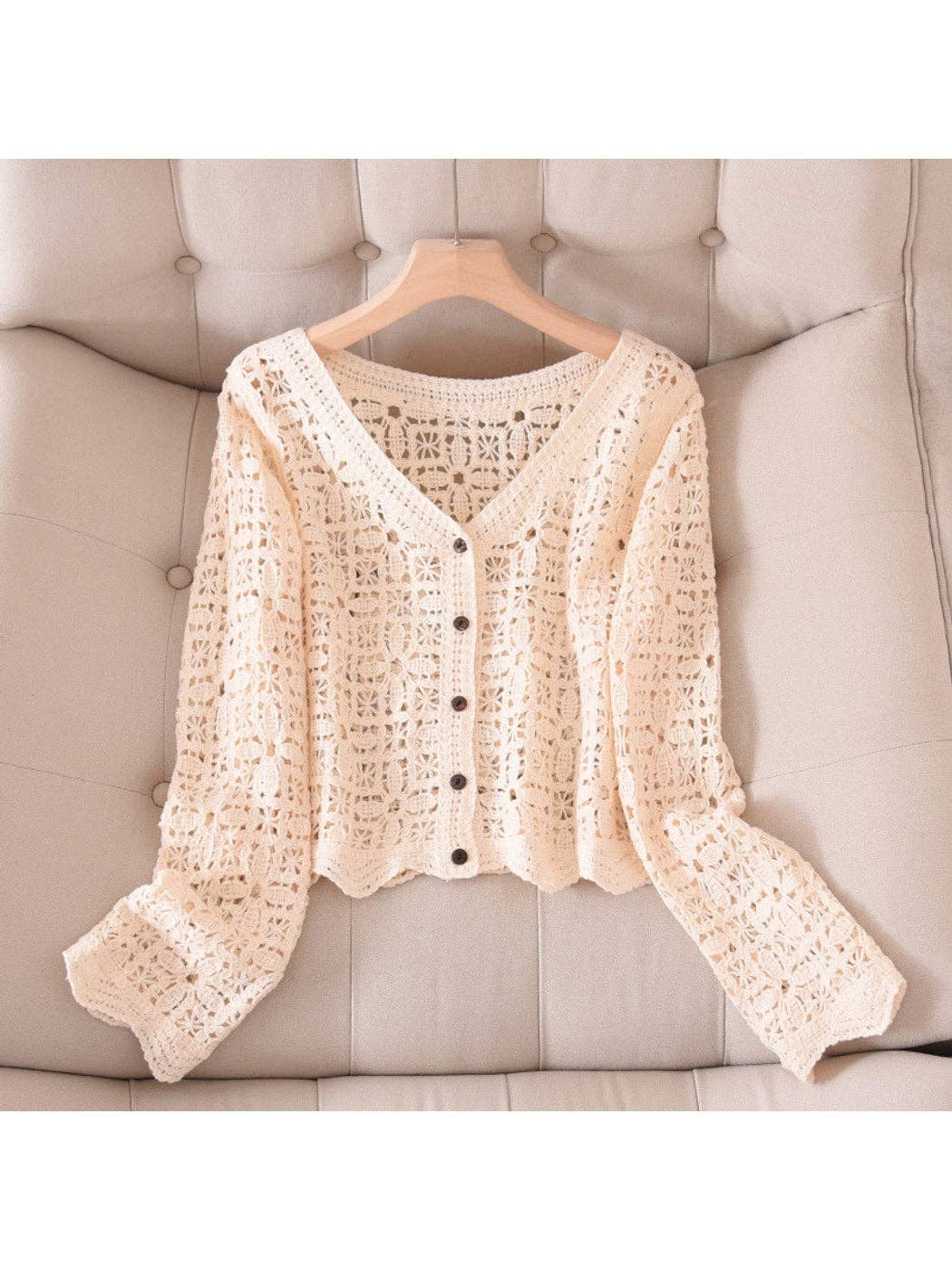 Nana’s Lace Long Sleeve Cardigan