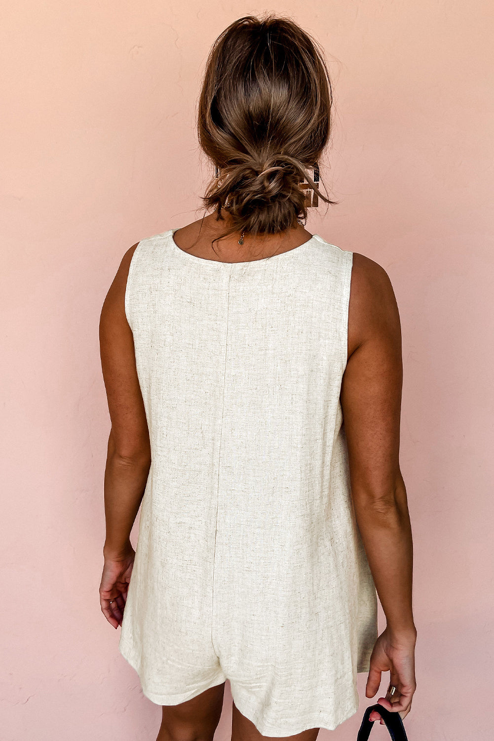 Out For the Day Linen Romper